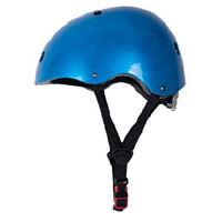 Kiddimoto Sykkelhjelm Metallic Blue 