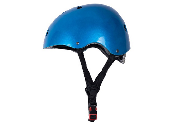 Kiddimoto Sykkelhjelm Metallic Blue 