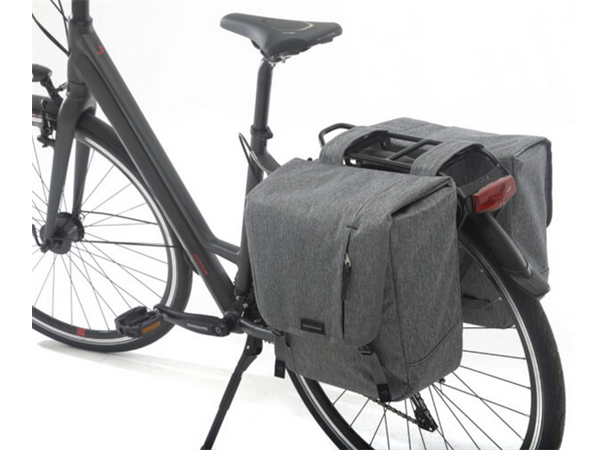 New Looxs Dobbel Sykkelveske Nova 2 x 16 liter, Black 