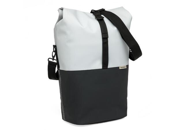 New Looxs Sykkelveske Nyborg 17 liter, Light Grey Black 