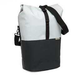 New Looxs Sykkelveske Nyborg 17 liter, Light Grey Black