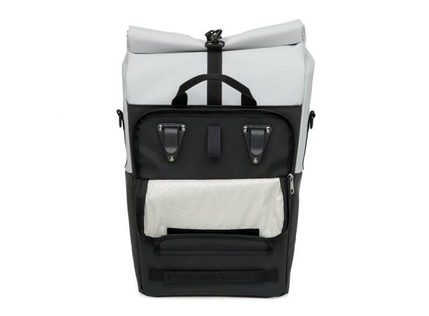 New Looxs Sykkelveske Nyborg 17 liter, Light Grey Black 