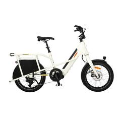 Yuba Boda Boda Mini Transportsykkel Bosch Smart Cargo Line elsykkel, White
