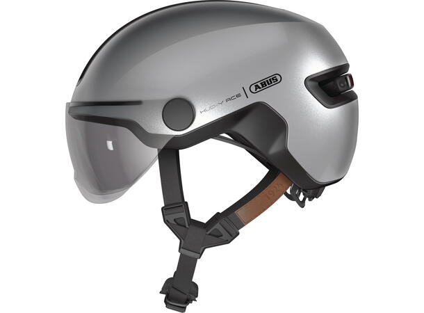 ABUS Sykkelhjelm Hud-Y ACE Gleam Silver 