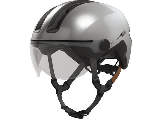 ABUS Sykkelhjelm Hud-Y ACE Gleam Silver 
