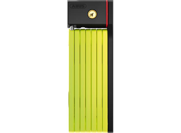 ABUS Sykkellås Bordo Big uGrip 5700 100 cm, Nøkkel, Foldelås, SH, Lime 