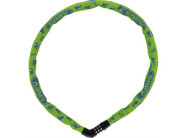 ABUS Sykkellås Steel-0-Chain 4804 75 cm, Kode, Kjettinglås, Lime Symbols 