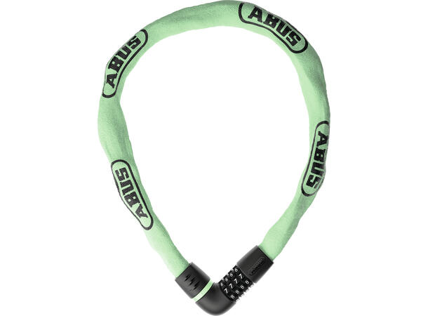 ABUS Sykkellås Tresor 6807C 110 cm, Kode, Kjettinglås, Sage Green 