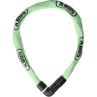 ABUS Sykkellås Tresor 6807C 110 cm, Kode, Kjettinglås, Sage Green