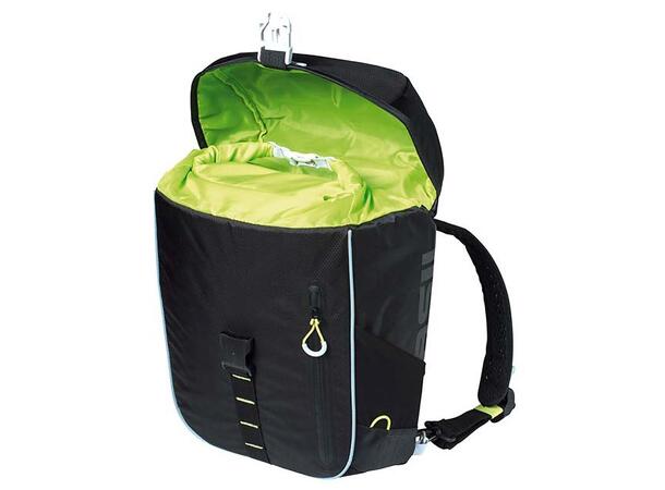 Basil Ryggsekk Miles 17 liter, Black