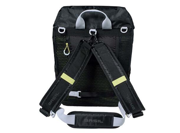 Basil Ryggsekk Miles 17 liter, Black 