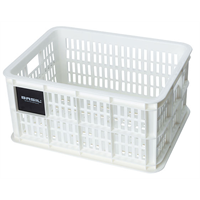 Basil Sykkelkurv Kasse MIK Small 17,5 liter, Bright White
