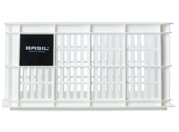 Basil Sykkelkurv Kasse MIK Small 17,5 liter, Bright White 