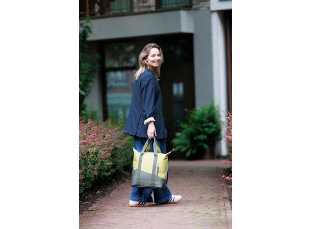 New Looxs Sykkelveske Oslo Shopper Kota 24 liter, Olive Yellow 
