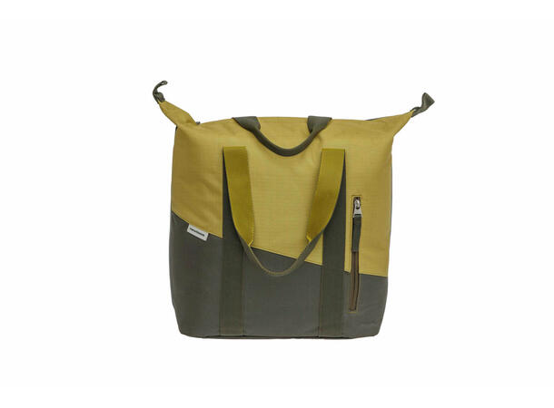 New Looxs Sykkelveske Oslo Shopper Kota 24 liter, Olive Yellow 