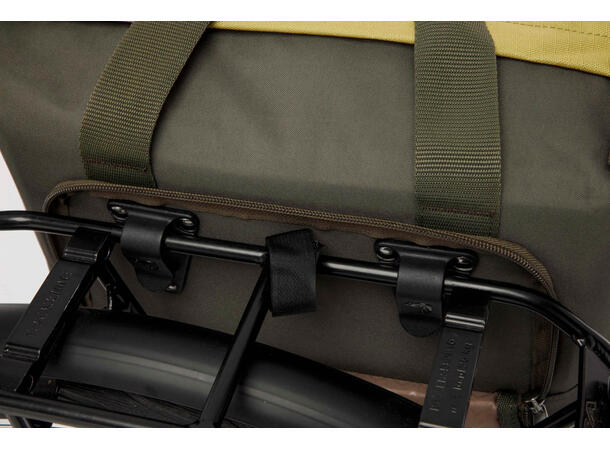 New Looxs Sykkelveske Oslo Shopper Kota 24 liter, Olive Yellow 