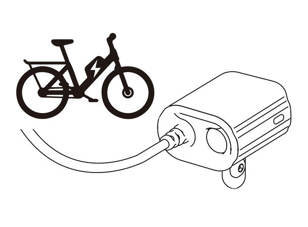 Pivial lykt e-bike 1600 lumens 