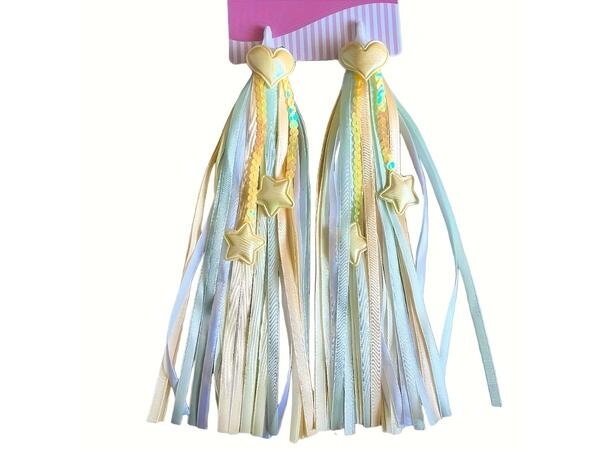 Streamers multi-color Grønn-Gul-Hvit-Gull 