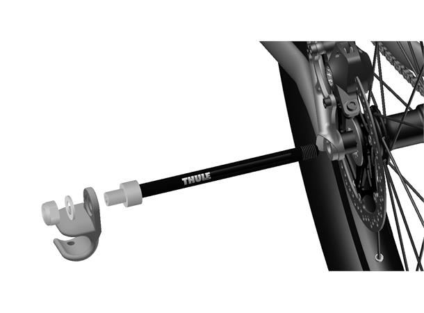Thule Sykkeldrag Adapter 172/178 mm, Shimano Thru Axle, M12 x 1,5 