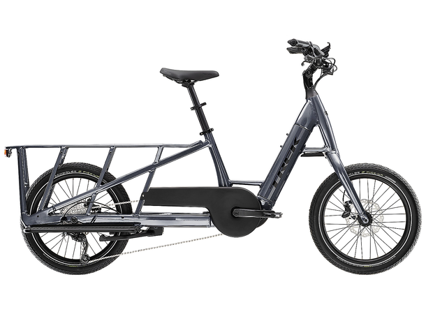 Trek Fetch+ 2 Transportsykkel Bosch Cargo Smart elsykkel Galactic Grey