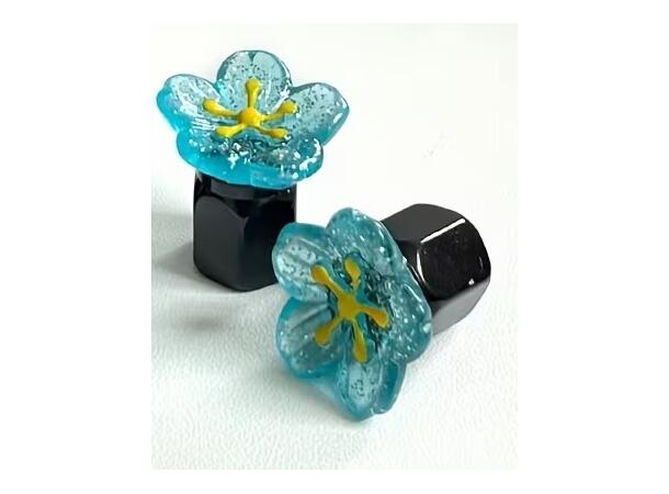 Ventilhette Blå Blomst 