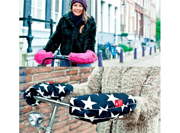 Wobs håndvarmere Navy Blue Polkadot Styrevotter 