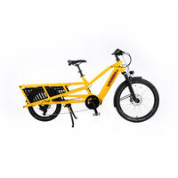 Yuba Spicy Curry Transportsykkel Bosch Cargo Line elsykkel, Hello Yellow