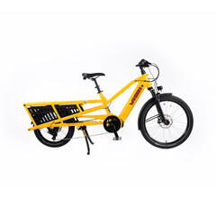 Yuba Spicy Curry Transportsykkel Bosch Cargo Line elsykkel, Hello Yellow