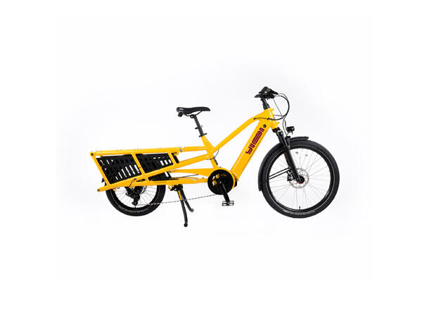 Yuba Spicy Curry V4 Transportsykkel Bosch Cargo Line elsykkel, Hello Yellow 