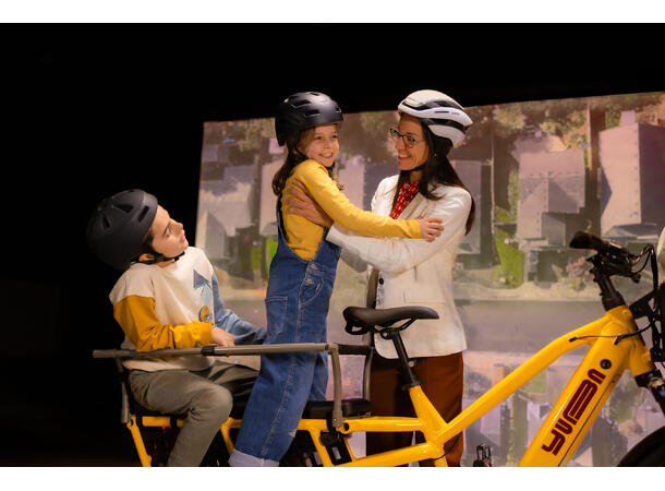 Yuba Spicy Curry V4 Transportsykkel Bosch Cargo Line elsykkel, Hello Yellow 