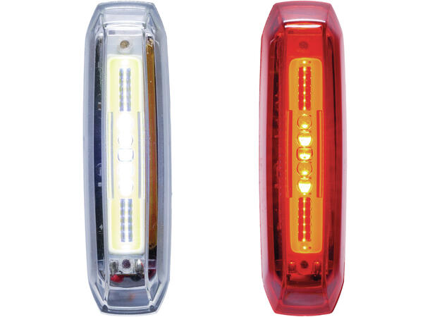 ABUS Lykt Orion 2.0 Sykkellys sett, 60/30 lumen 