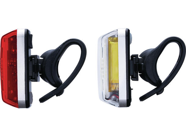 ABUS Lykt Orion 2.0 Sykkellys sett, 60/30 lumen 