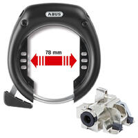 ABUS Rammelås + Bosch Batterilås DT2 XPlus sylinder