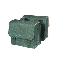 Basil Dobbel Sykkelveske Flair 2 x 17,5 liter, Green
