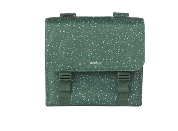 Basil Dobbel Sykkelveske Flair 2 x 17,5 liter, Green 