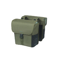 Basil Dobbel Sykkelveske Go 2 x 16 liter, Dark Green