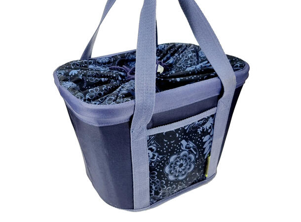Basil Sykkelkurv Jada Blueberry Purple Hurtigfeste 