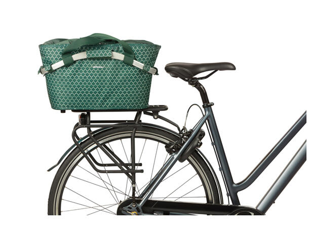 Basil Sykkelkurv MIK Flair Carry All 22 liter, Green 