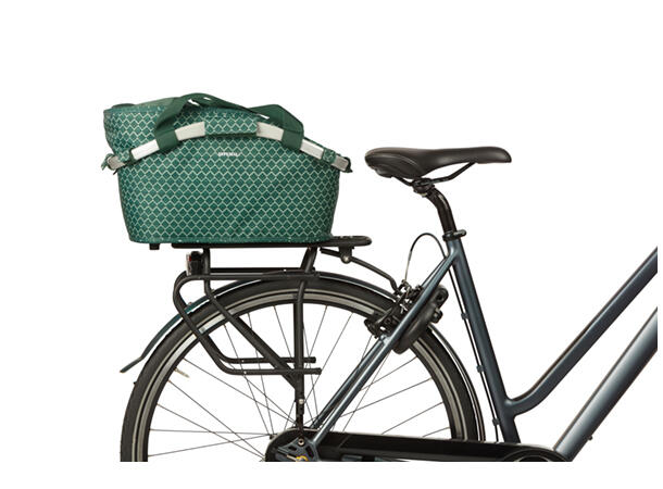 Basil Sykkelkurv MIK Flair Carry All 22 liter, Green 