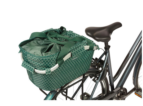 Basil Sykkelkurv MIK Flair Carry All 22 liter, Green 