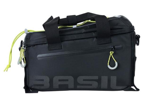 Basil Sykkelveske Miles 7 liter, Trunk Bag, Black 