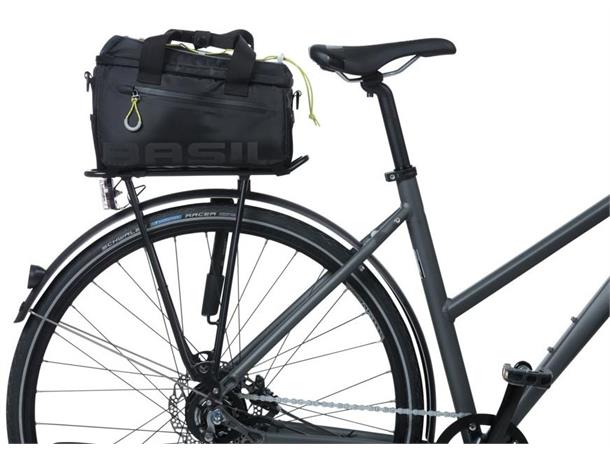 Basil Sykkelveske Miles 7 liter, Trunk Bag, Black 