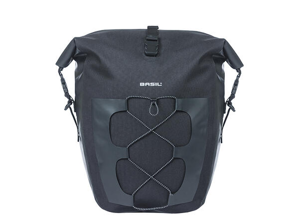 Basil Sykkelveske Navigator Waterproof 25-31 liter, Large, Black 
