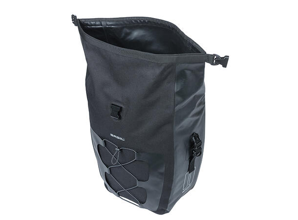 Basil Sykkelveske Navigator Waterproof 25-31 liter, Large, Black 