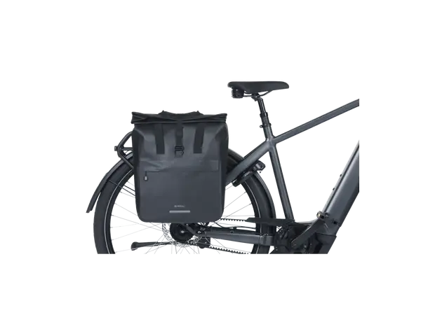 Basil Sykkelveske Urban Dry Neo Shopper 23-26 liter, Black 