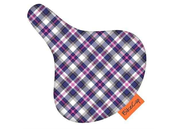 Bikecap Setetrekk Purple Plaid 