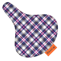 Bikecap Setetrekk Purple Plaid 