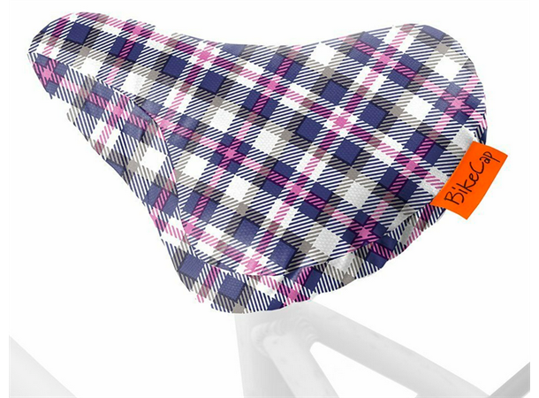 Bikecap Setetrekk Purple Plaid 