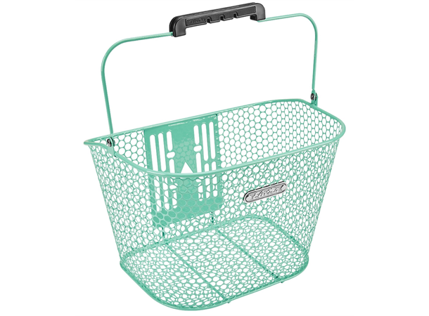 Electra Sykkelkurv Honeycomb Mint Hurtigfeste inkludert 