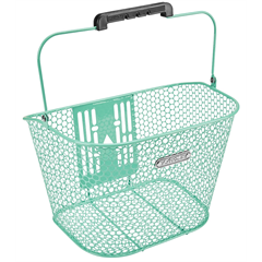 Electra Sykkelkurv Honeycomb Mint Hurtigfeste inkludert